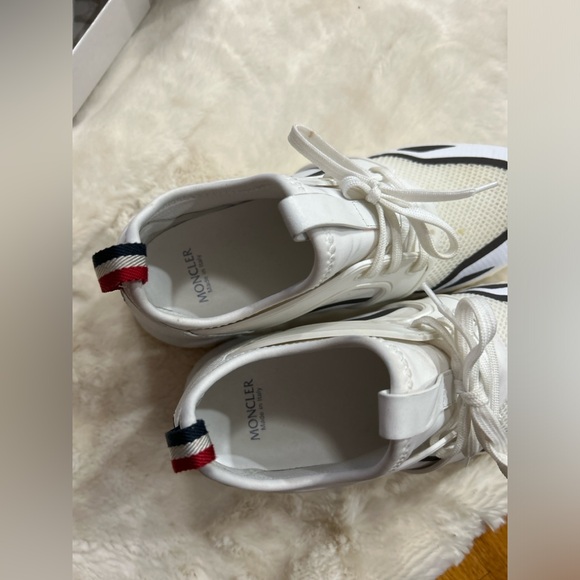 Moncler White Sneakers - Picture 8 of 9